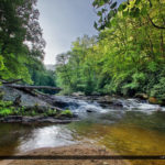 Stream Before Cullasaja Falls North Carolina