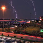 Lightning Storm PGA Blvd Palm Beach Gardens Highway Ramp