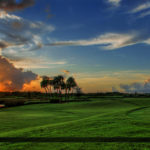 Jupiter Golf Course Sunset Palm Beach County Florida