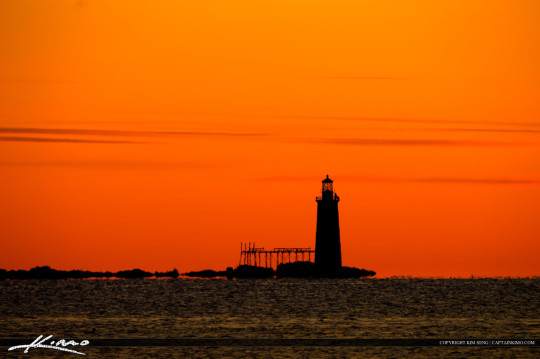 Ram Island Lighthouse At Cape Elizabeth From Fort Williams Park Royal 