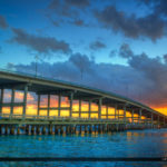 Sunset Colors Blue Heron Bridge