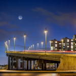 Moon Over Blue Heron Bridge