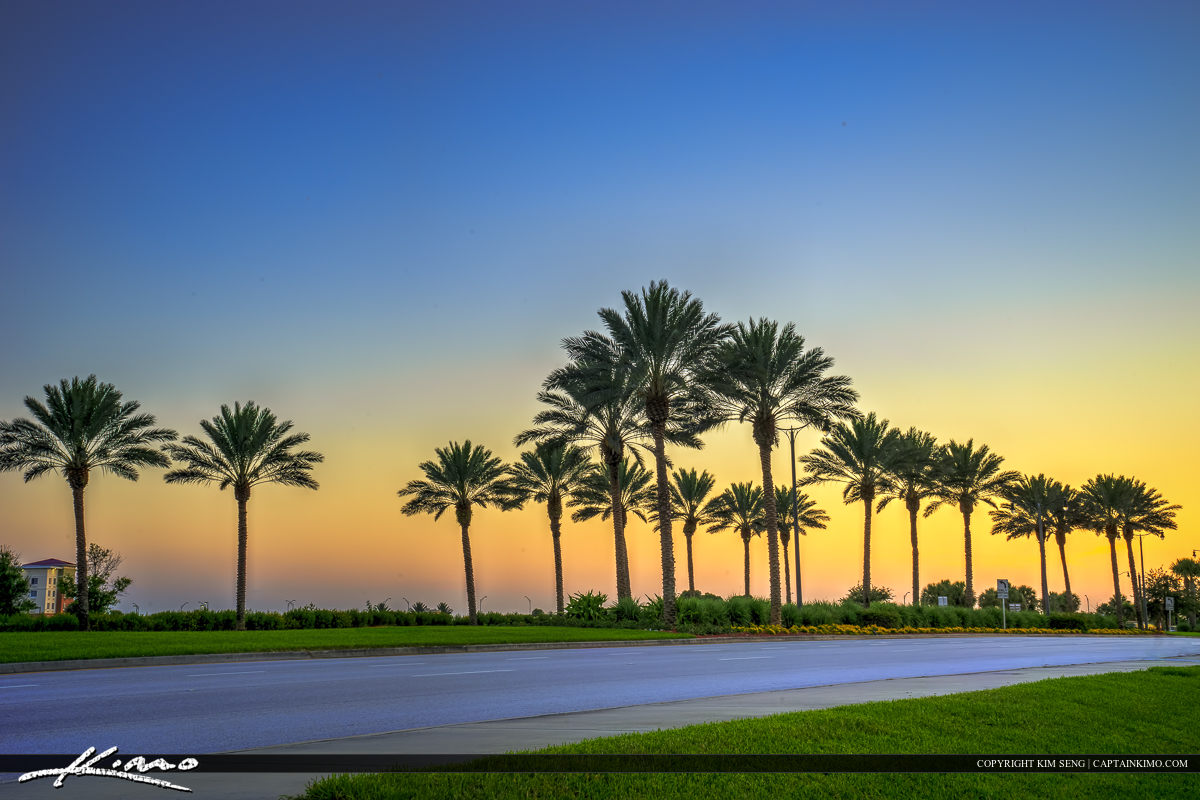 Gatlin Boulevard at Tradition Port St. Lucie Royal Stock Photo