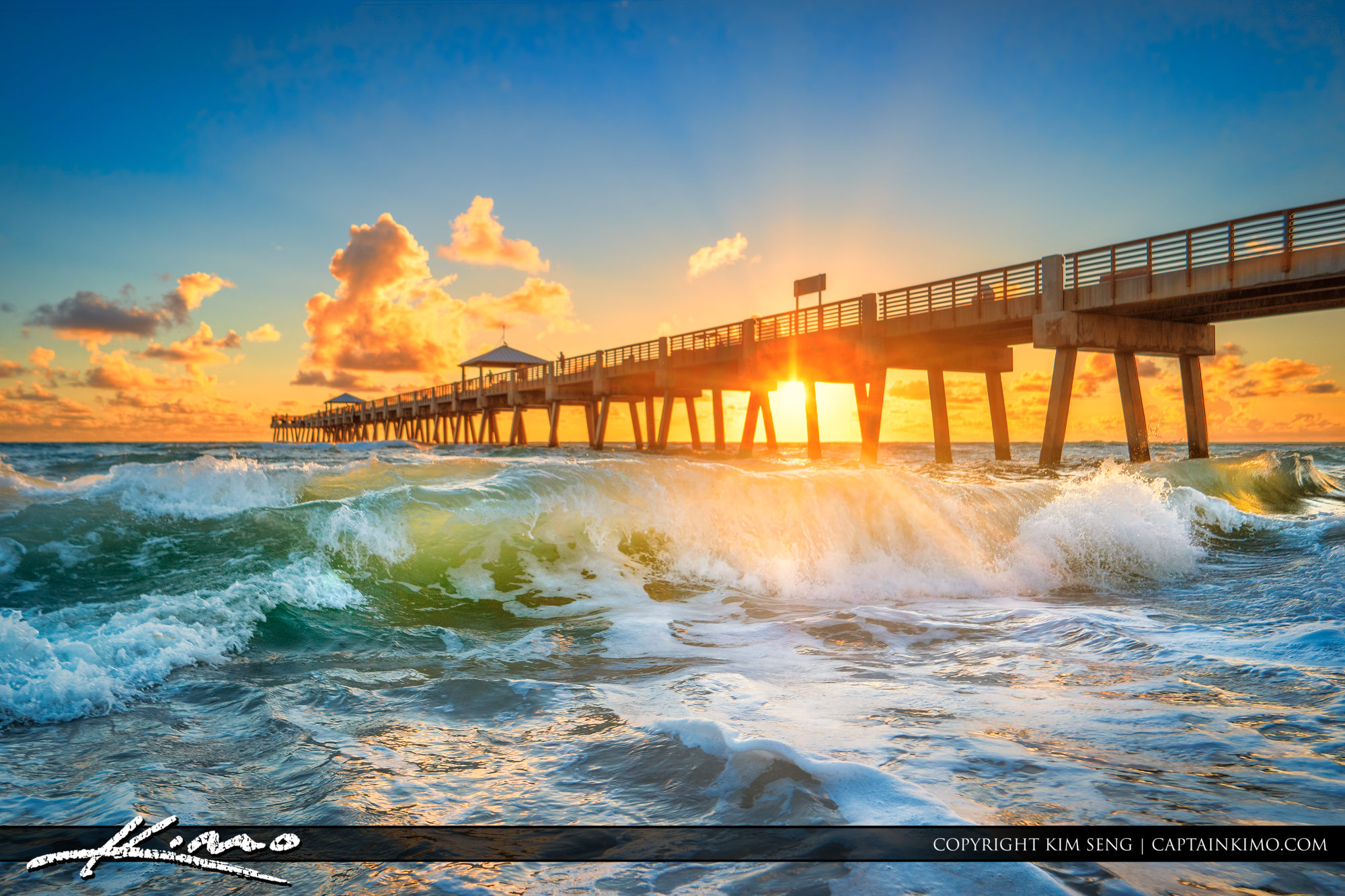 Juno Beach Pier Wave