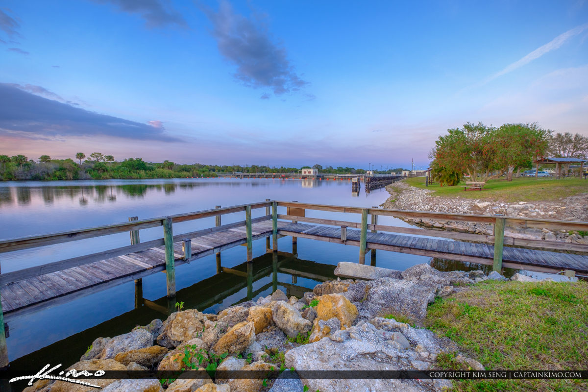 St Lucie South Lock and Dam Stuart Florida 03012017 Royal Stock Photo