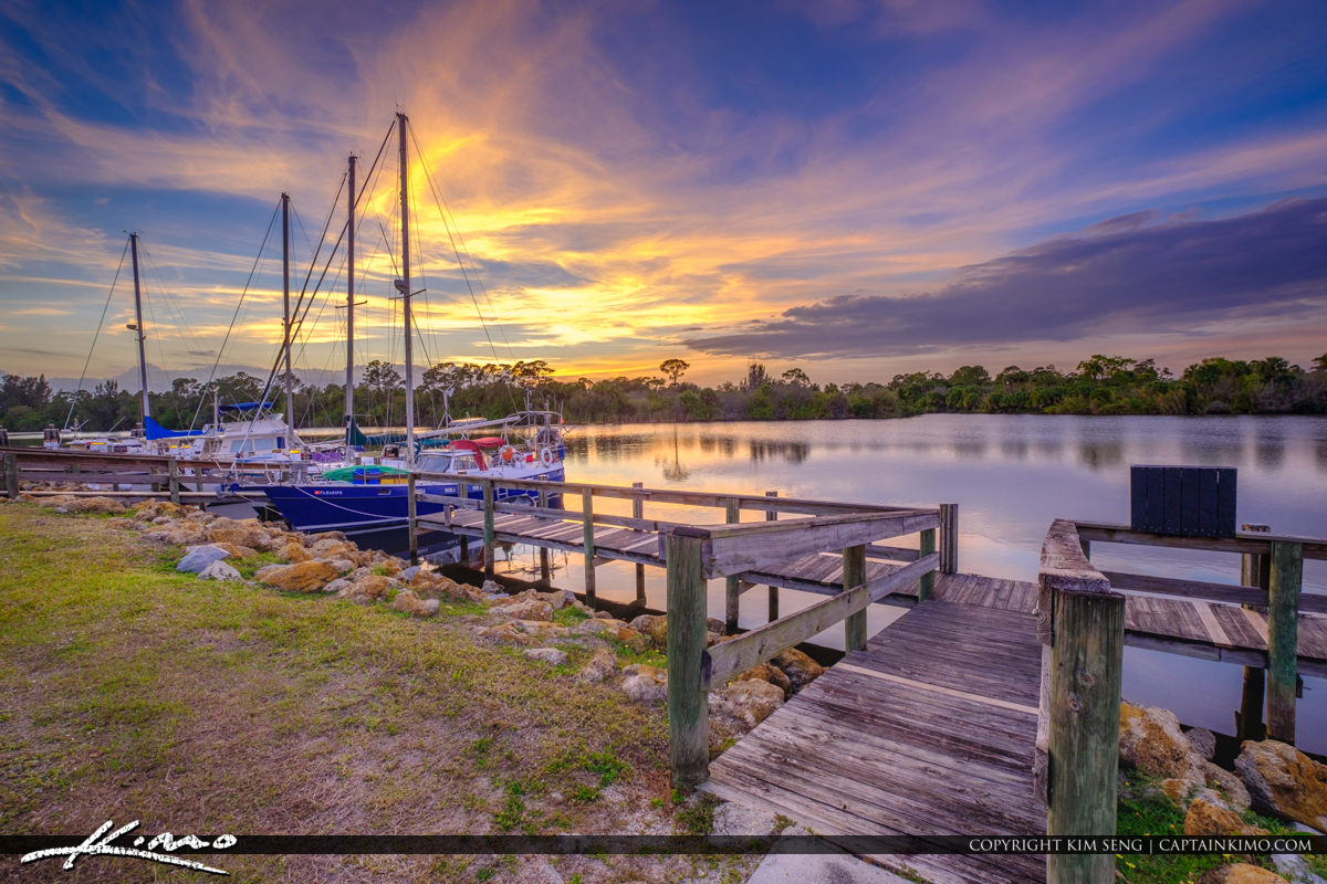 St Lucie South Lock and Dam Stuart Florida 03012017 Royal Stock Photo
