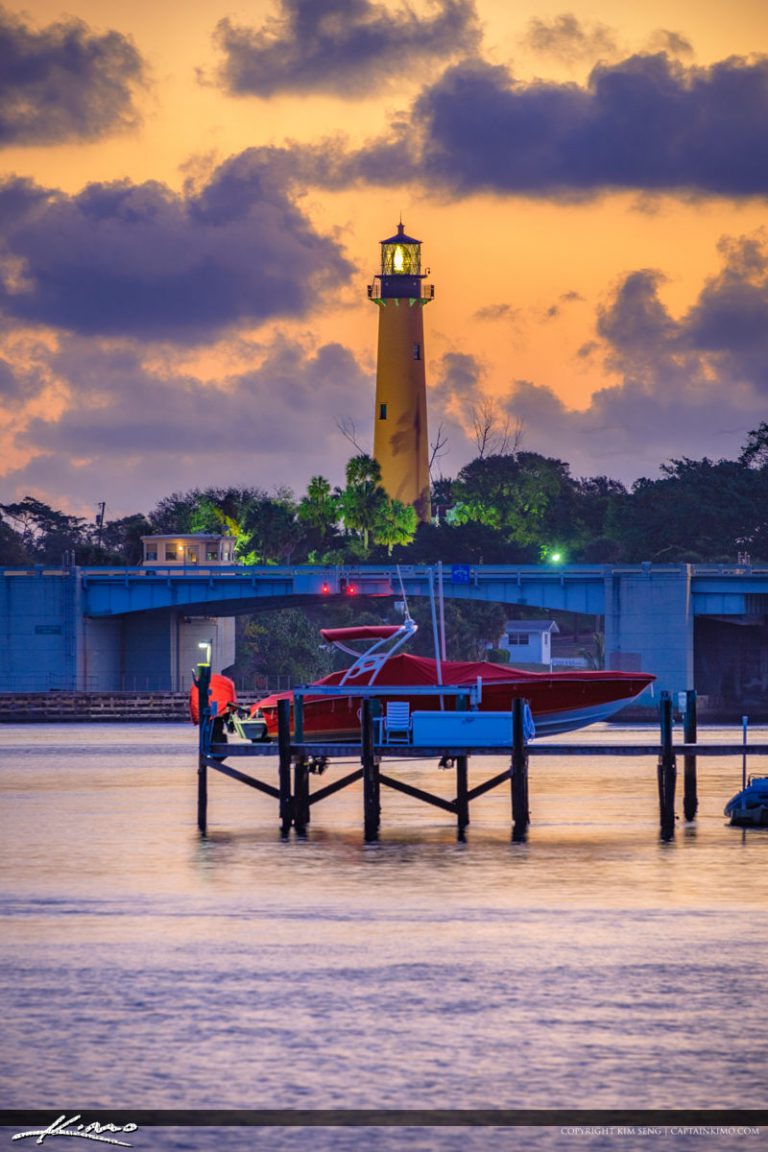 Jupiter Lighthouse Jupiter Florida Royal Stock Photo