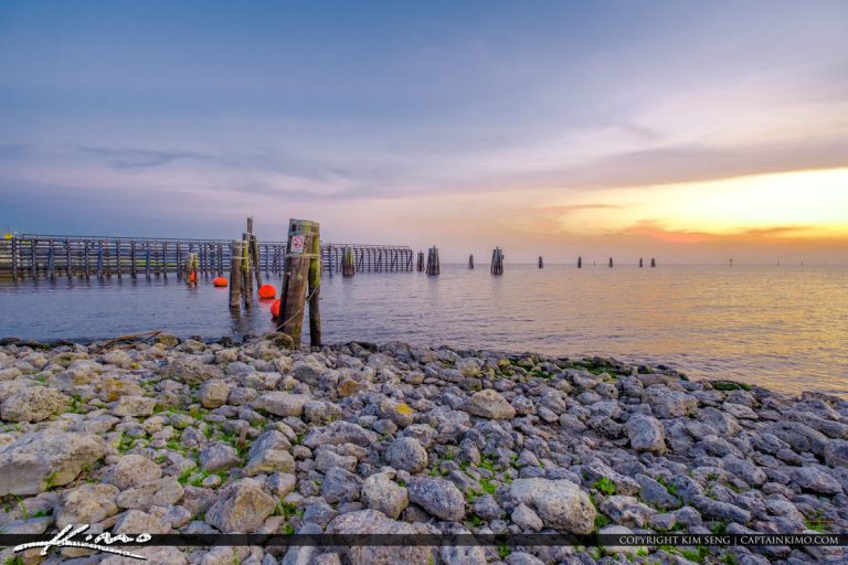 Port Mayaca Lake Okeechobee Florida at Dam Royal Stock Photo