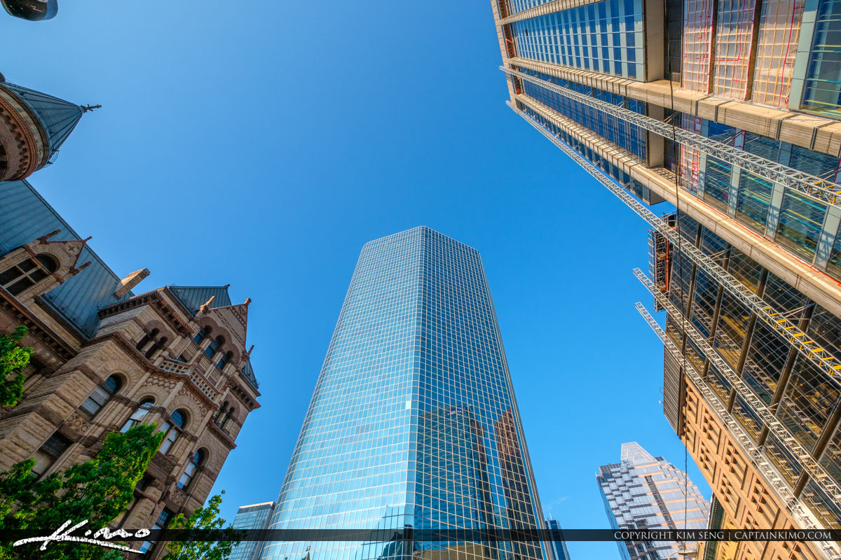 Toronto Canada Ontario Downtown Buildings - Royal Stock Photo