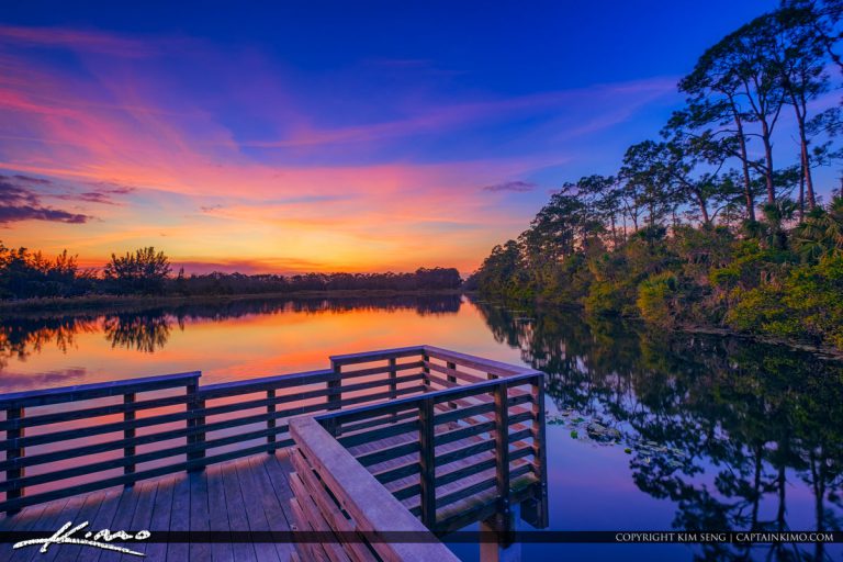 Cypress Creek South Natural Area Sunset Jupiter Farms Florida Royal