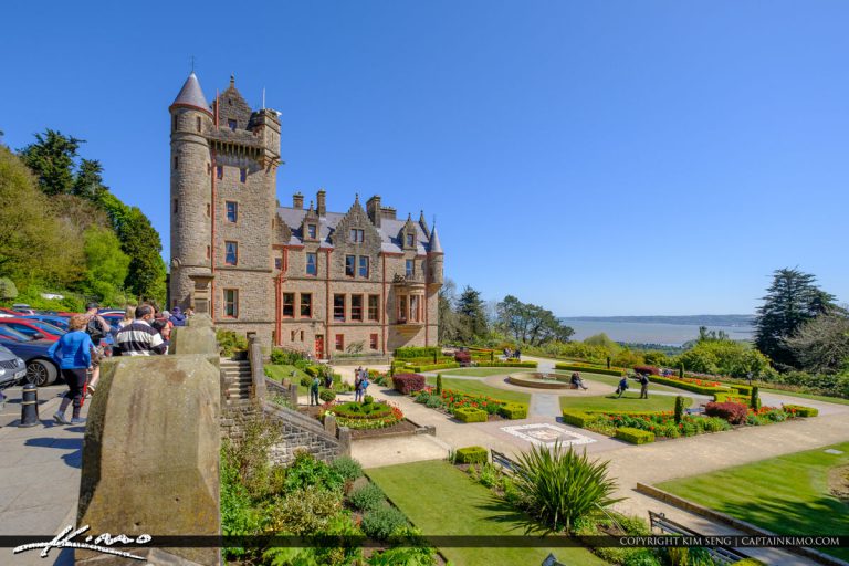 Belfast Castle Garden View Belfast Northern Ireland Royal Stock Photo
