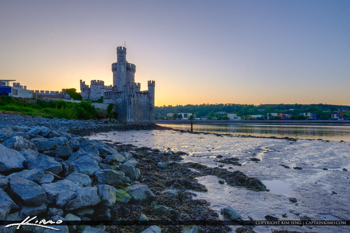 Blackrock Castle Cork Ireland Along the Rocks Royal Stock Photo