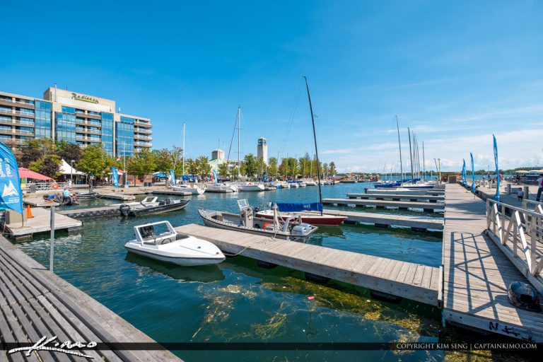 Waterfront Toronto Ontario Canada Rental Boats Royal Stock Photo