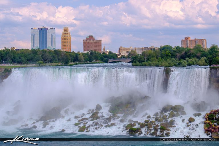 Rocks at the Bottom of Niagara Falls Niagara Falls ON Canada Royal