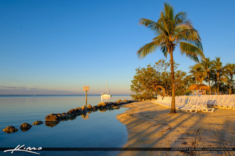 Sailboat at Beach Gilberts Resort Key Largo Florida Keys Royal Stock