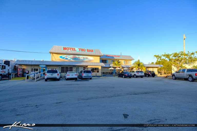 Motel Tiki Bar Gilberts Resort Key Largo Florida Keys Royal Stock Photo