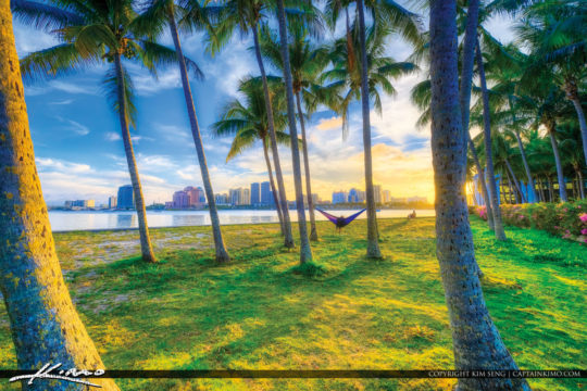 Watching the West Palm Beach Sunset | Royal Stock Photo