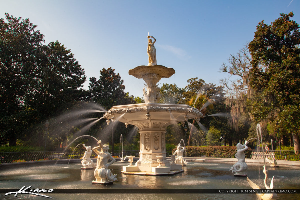 Fountain at Forsyth Park Savannah Georgia