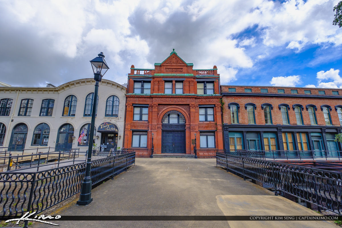 Hostoric Rousakis Riverfront Plaza Savannah Royal Stock Photo
