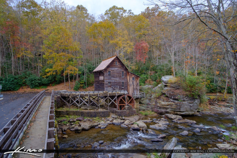 Glade Creek Grist Mill Babcock State Park West Virginia Royal Stock Photo