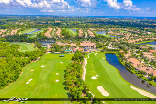 Palm Beach Gardens Aerial | Royal Stock Photo