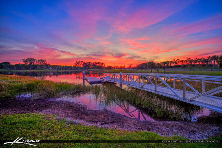 Kayak Launch Royal Palm Beach Commons Park Royal Stock Photo