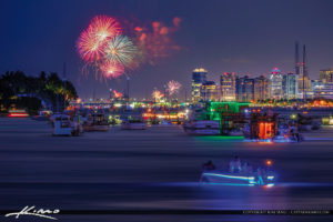 West Palm Beach 4th of July 2019 Fireworks | Royal Stock Photo