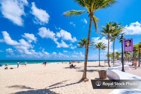The Beach Las Olas Fort Lauderdale | Royal Stock Photo