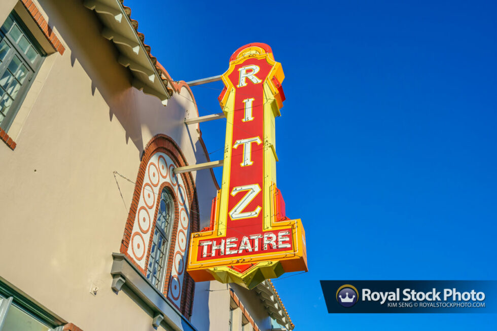 Ritz Theatre Sign Winter Haven City Photos Royal Stock Photo