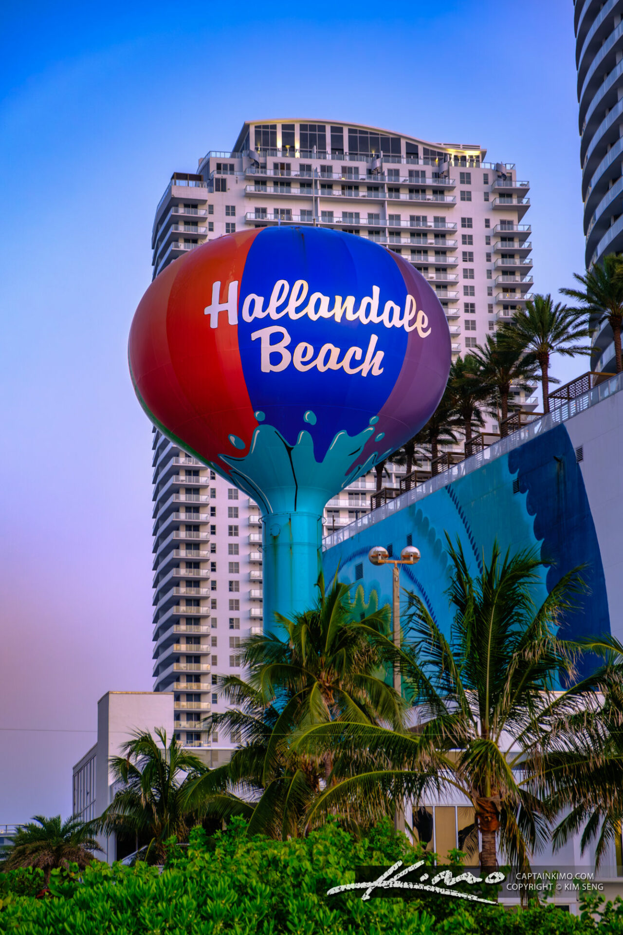 Structural Marvel The Hallandale Beach Water Tower Royal Stock Photo