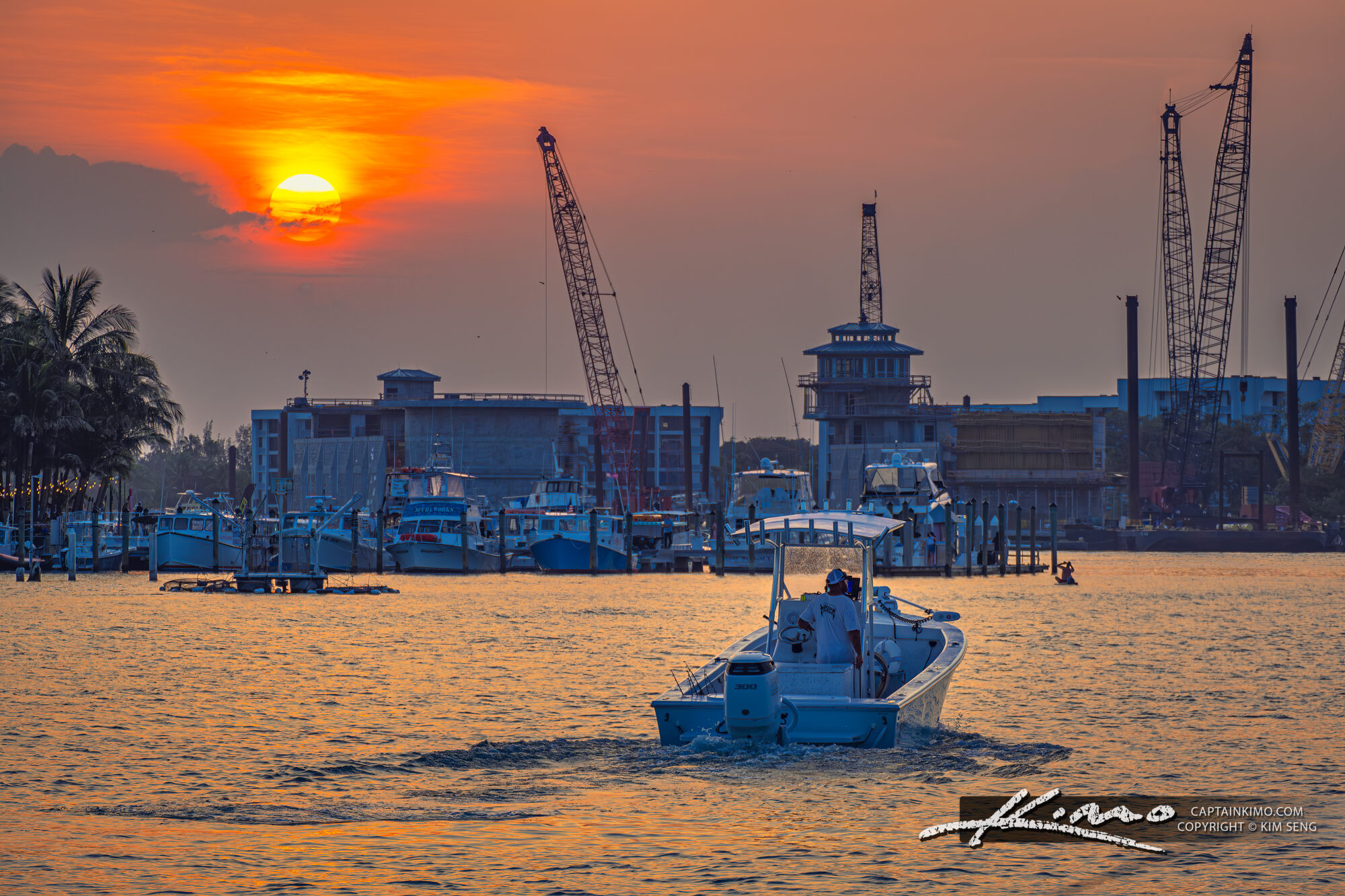 Jupiter Florida Life Sunset Boating