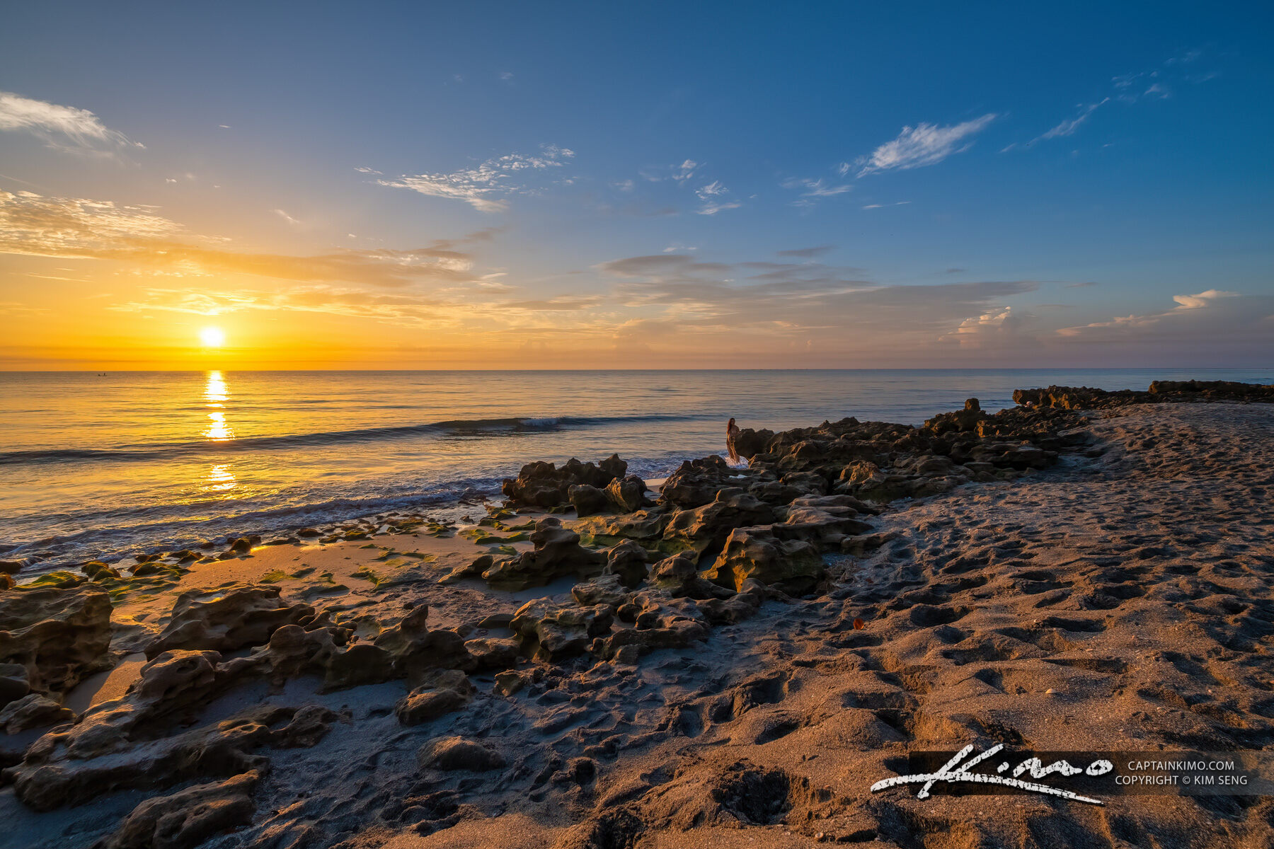 Beach Rocks Coral Cove Park Sunrise