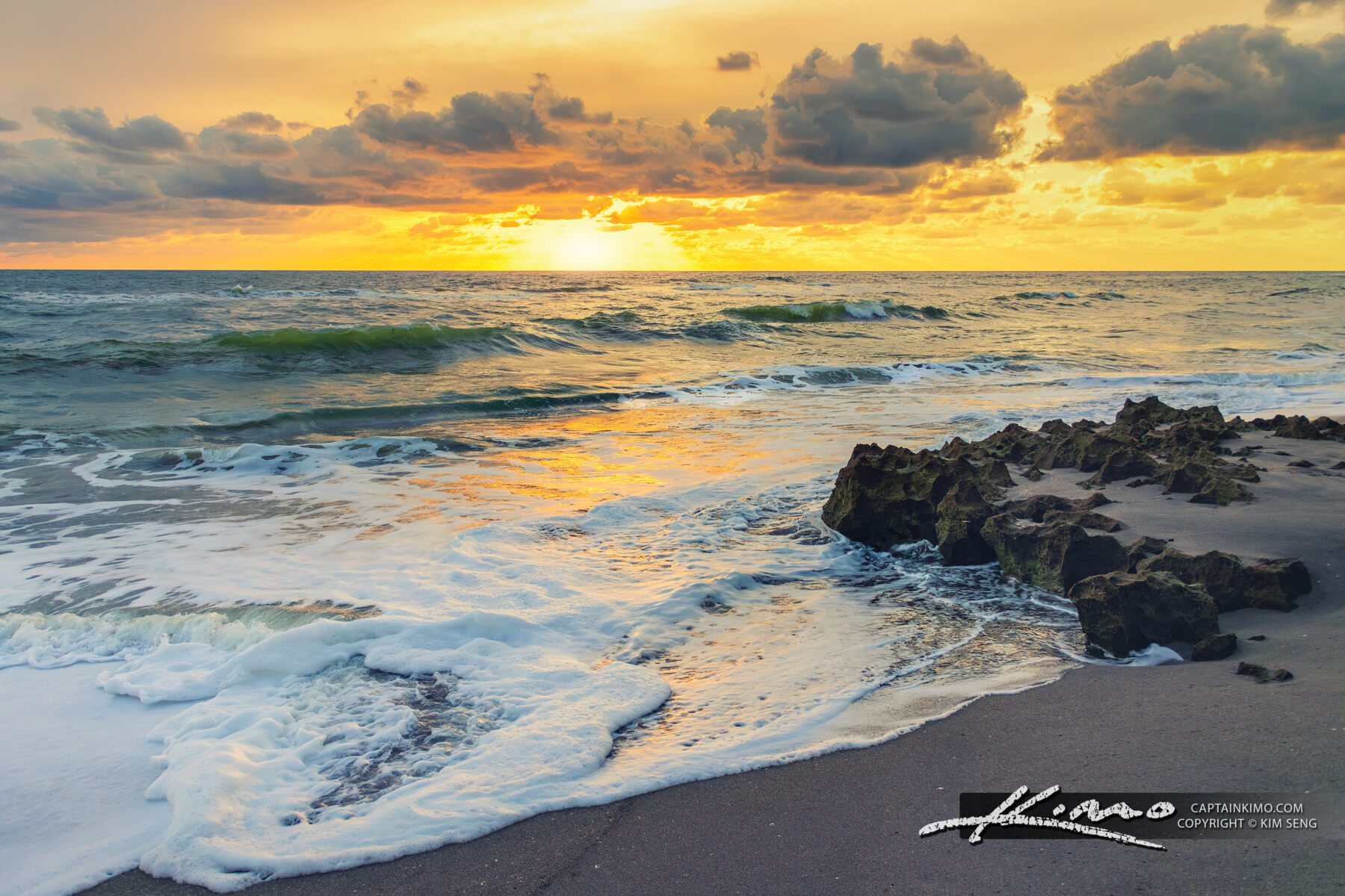 Coral Cove Park Sunrise with Nikon J5 Royal Stock Photo