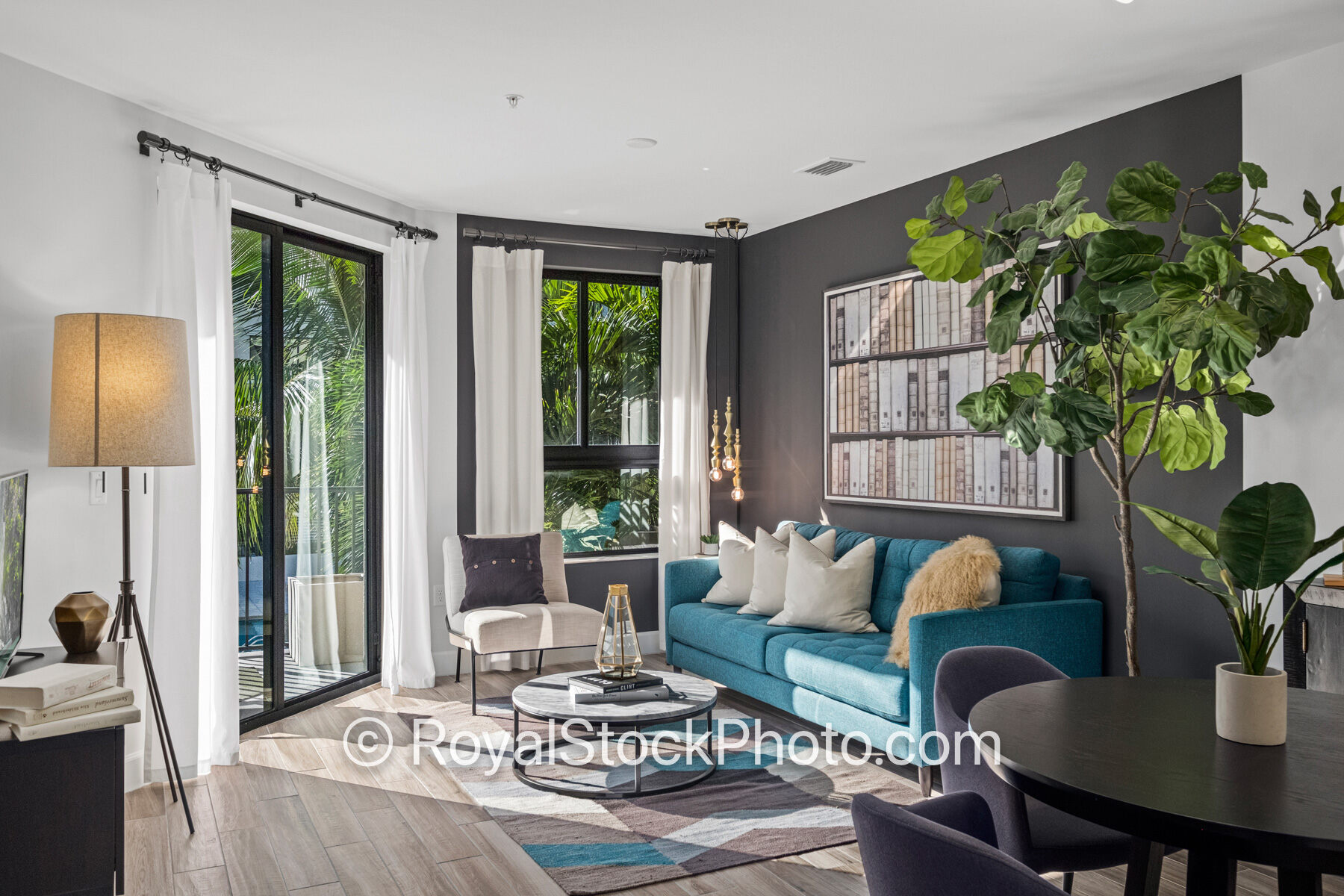 Sofa and Coffee Table Resort Style Luxury Living