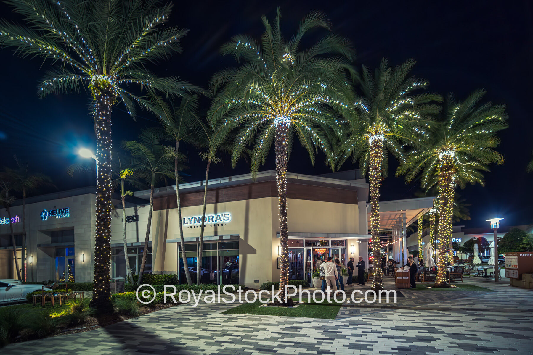 Lynoras at Alton with Christmas Lights