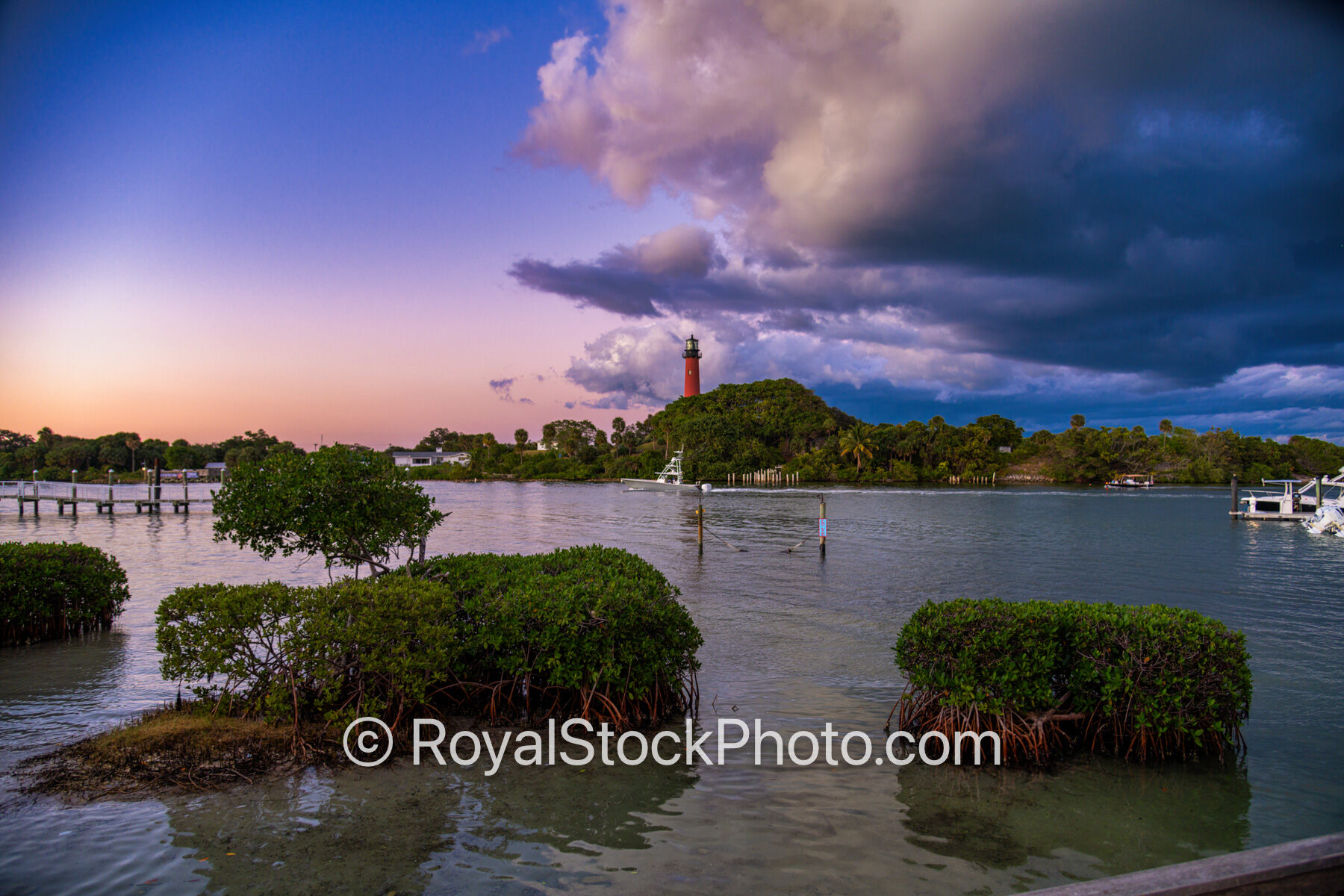 Waterway and Mangrove Love Street Jupiter Florida