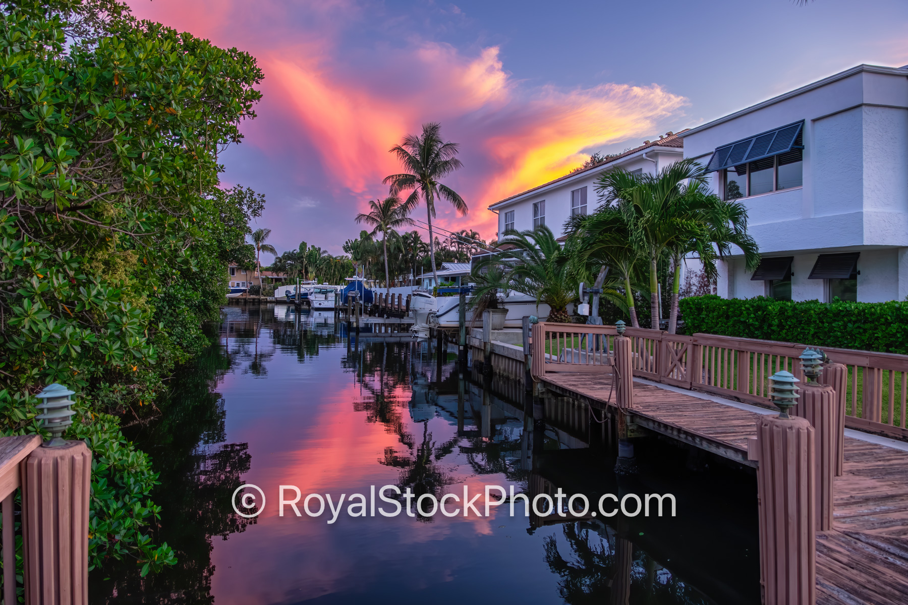 Along the Waterway at Palm Beach Gardens