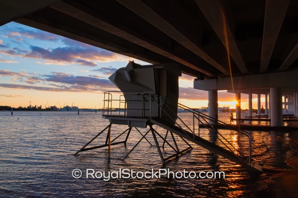 Observing Vibrant Sunset Views from the Pavilion at Phil Foster Park in Riviera Beach Florida on Blue Heron Boulevard 20251030