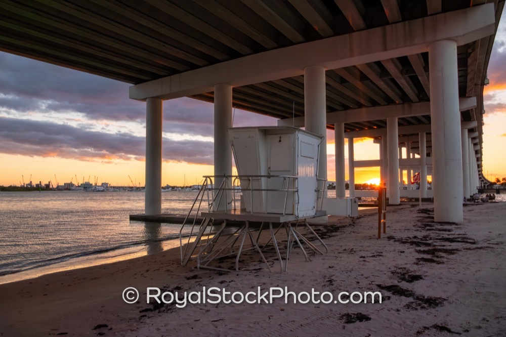 Underneath the Bridge Captivating Scene Highlights Recreational Activities at Phil Foster Park in Riviera Beach on Blue Heron Boulevard 20251030