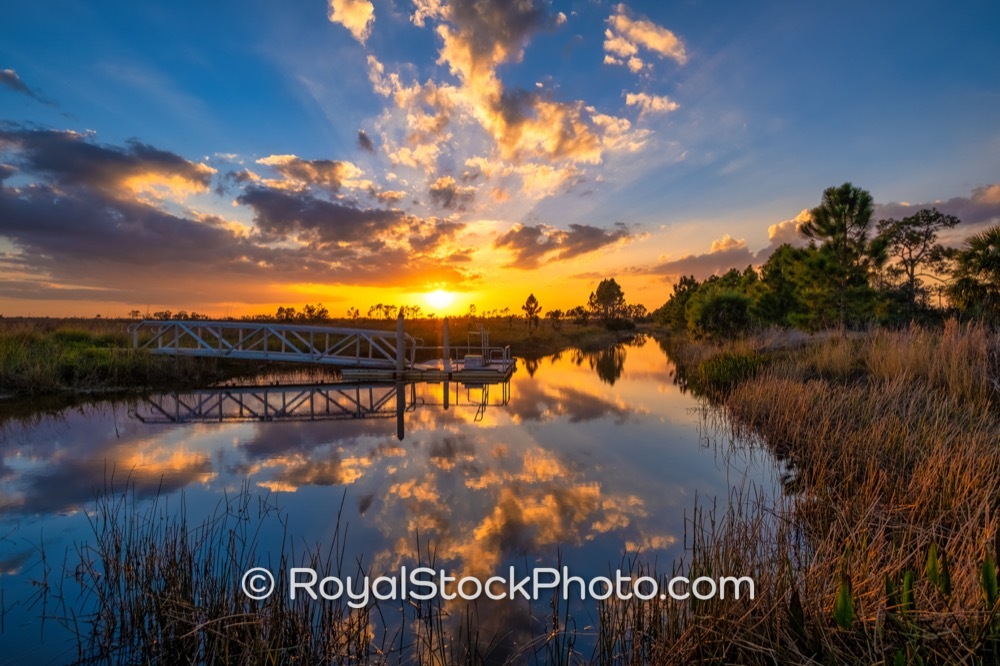 Unwind Amidst Natures Reflections at Sunset in Pine Glades Natural Area Jupiter Florida on West Indiantown Road 20180412