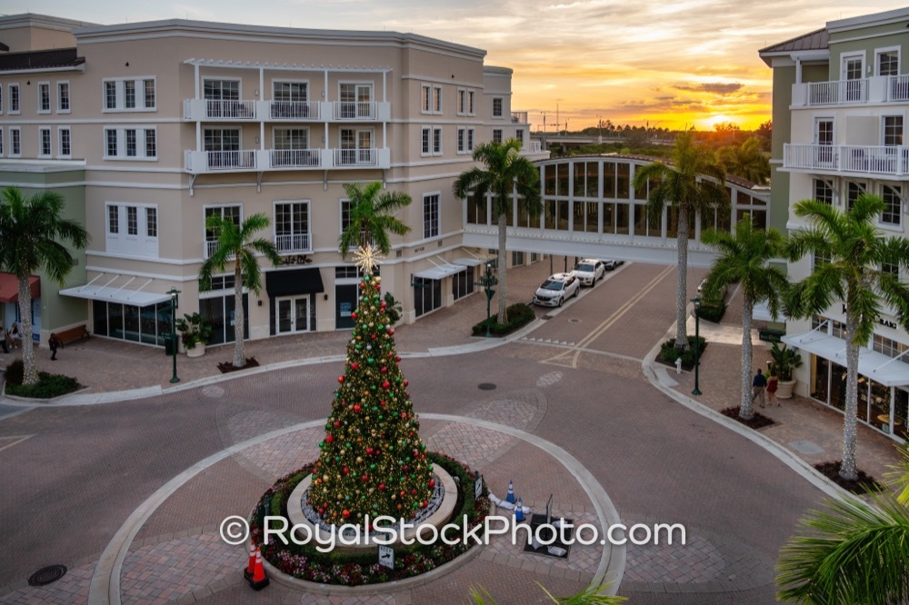 Luxury Lifestyle Embodied at Harbourside Place During Evening Sunset in Jupiter Florida on Breakwater Court 20251205
