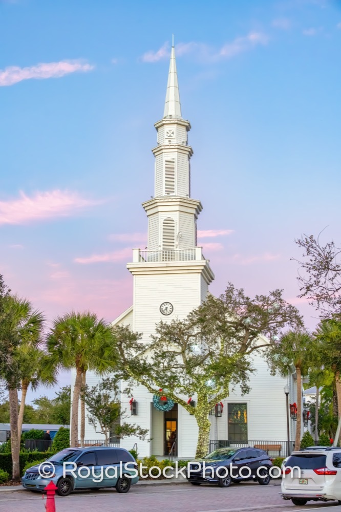 Exceptional Community Charm Reflected in the St Nicholas Episcopal Church at Sunset in Port St Lucie on Southwest Tradition Square 20251212