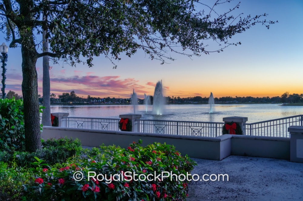 Evening Embrace Captures Families Enjoying Sunset Fountains at Tradition Square in Port St Lucie on Southwest Tradition Square 20251212