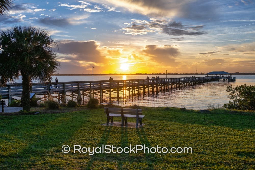 Prime Waterfront Property Features Breathtaking Sunset Views from Melbourne Beach Pier Florida on Riverside Drive 20260102