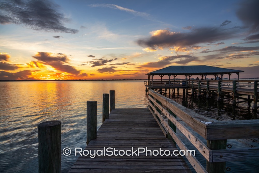 Waterfront Lifestyle Highlighted by Vibrant Sunset Views at Melbourne Beach Pier Florida on Riverside Drive 20260102
