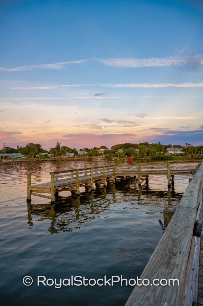 Coastal Living Experience Showcases Golden Hour Reflections at Melbourne Beach Pier Florida on Riverside Drive 20260102