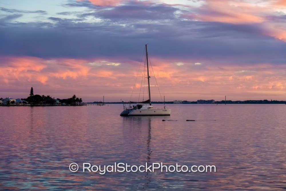 Captivating Sunset Reflections Enhance the Coastal Experience at Indian River Lagoon in Melbourne Beach on Riverside Drive 20260102
