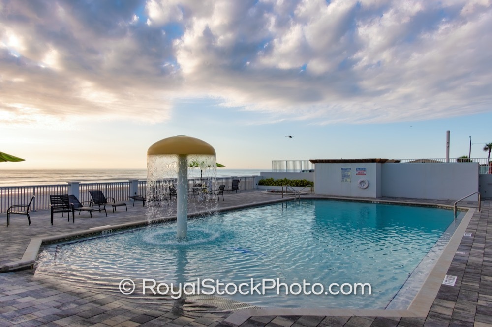 Coastal Poolside Experience with Stunning Ocean Views at Daytona Beach Resort on North Atlantic Avenue 20250719