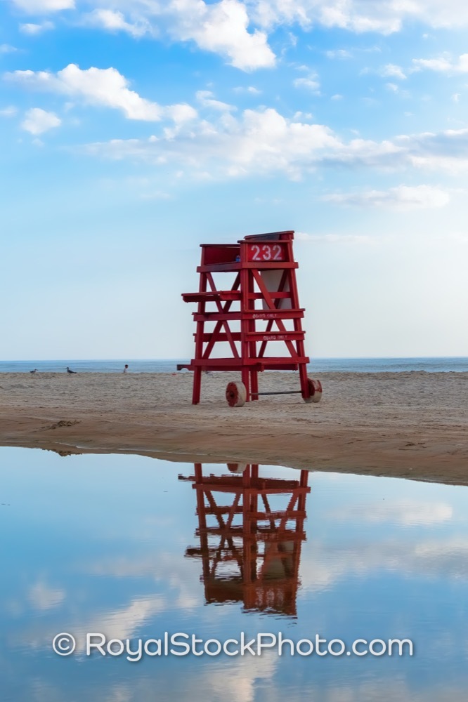 Coastal Habitat Conservation Spotlight at Daytona Beach Lifeguard Stand Reflections on North Atlantic Avenue 20250719