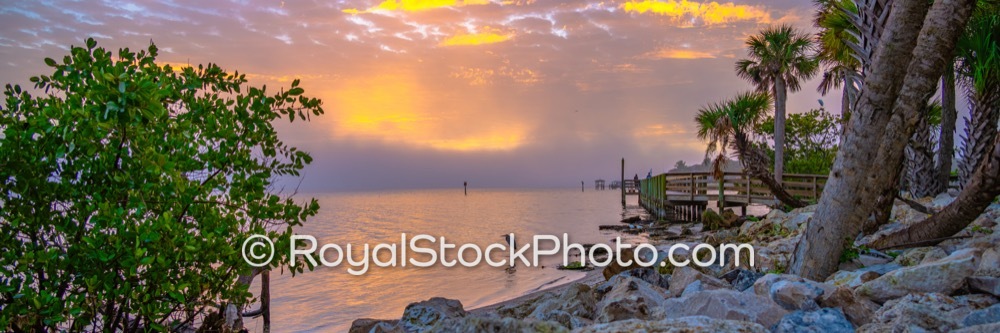 Unique Coastal Boardwalk Ideal for Marketing Campaigns in Palm Bay Florida on Bay Boulevard Northeast 20260104